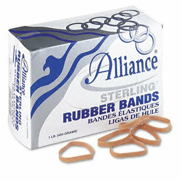 Alliance Sterling Ergonomically Correct Rubber Bands  #62  1/4 x 2-1/2  600 per 1lb Box AL32002